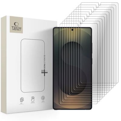 Folie Tech-protect sticla Bundle 10-pack pentru Samsung Galaxy S25