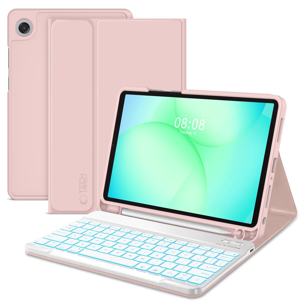 Husa Tech-protect SC Pen pentru Samsung Galaxy Tab A9+ / A11+ Plus 11.0 X210 / X215 / X216 / X230 / X235 / X236 - Roz