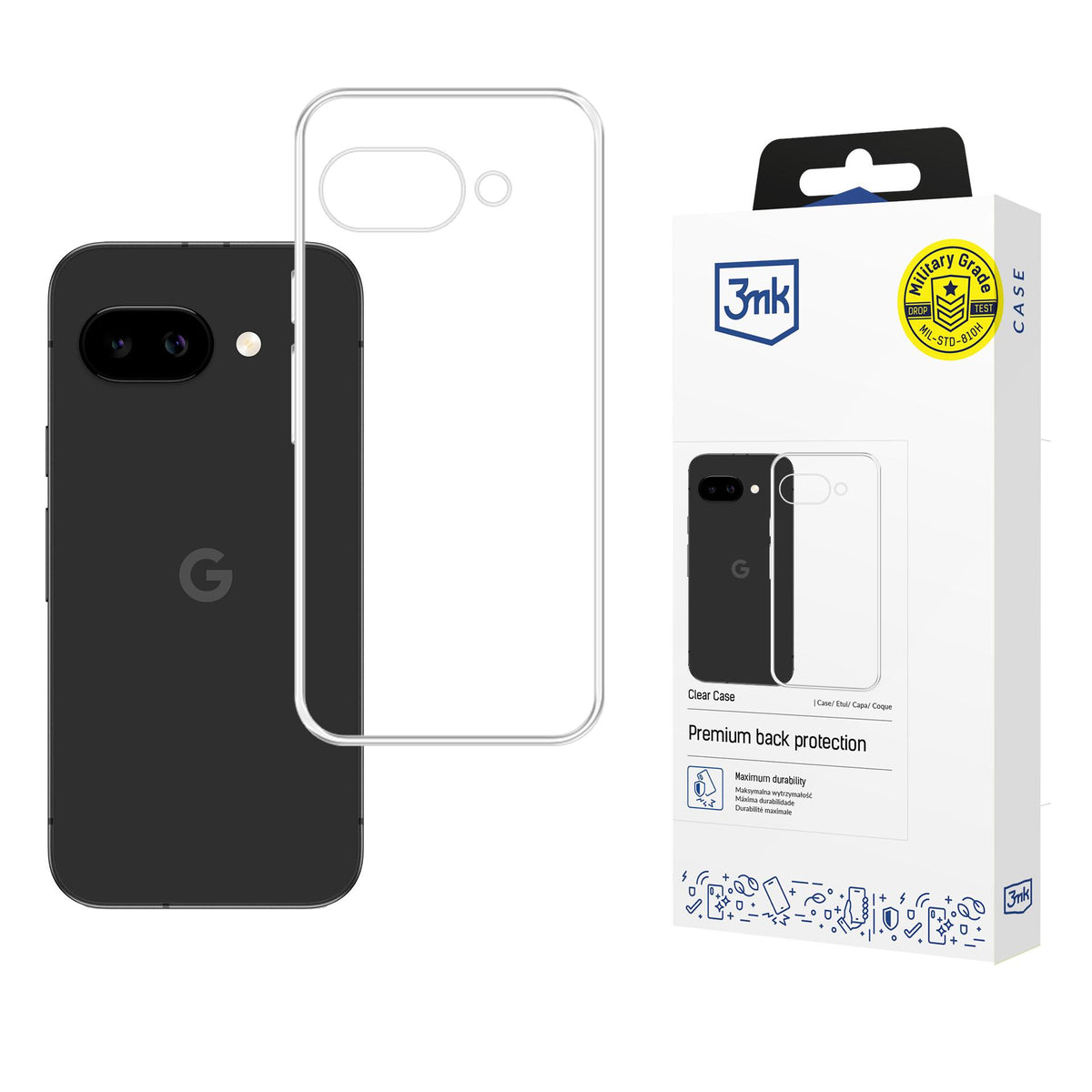Husa 3mk Transparent pentru Google Pixel 10A - Transparent