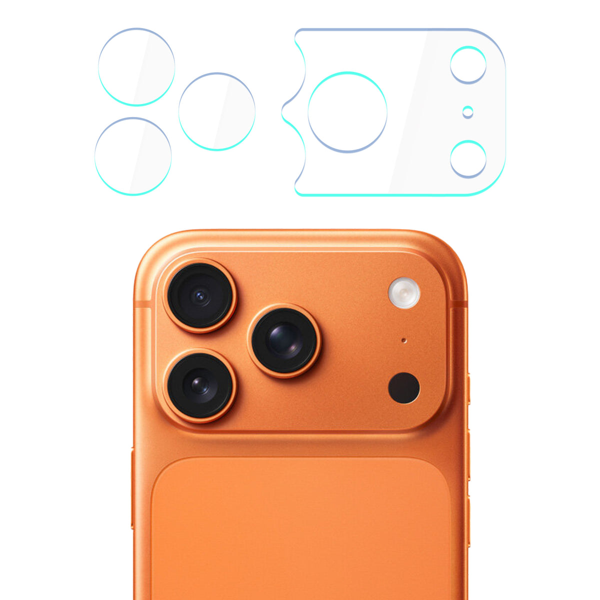 Folie 3mk Lens Protection™ Hybrid Camera pentru iPhone 17 Pro