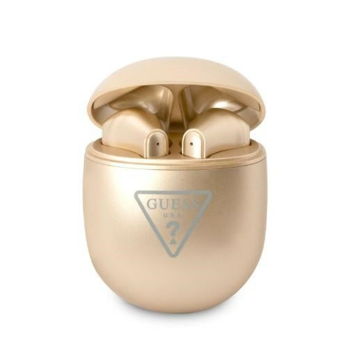 Casti Guess Triangle Logo Bluetooth TWS Wireless - Auriu