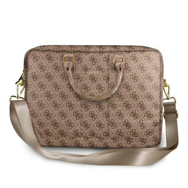 Geanta laptop Guess 4G Uptown 16" - Maro
