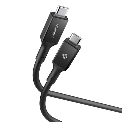 Cablu Spigen Essential Eb24012cc Usb-c / Usb-c 240W 120cm - Negru