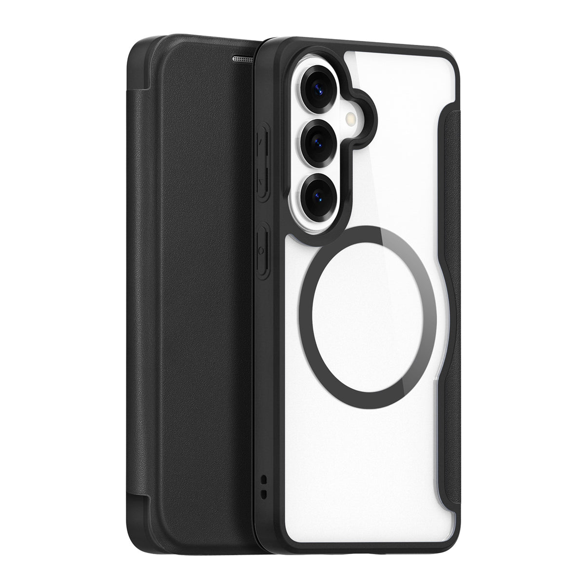 Husa Dux Ducis Skin X Pro Magsafe Compatible Wallet pentru Samsung Galaxy S26+ - Negru