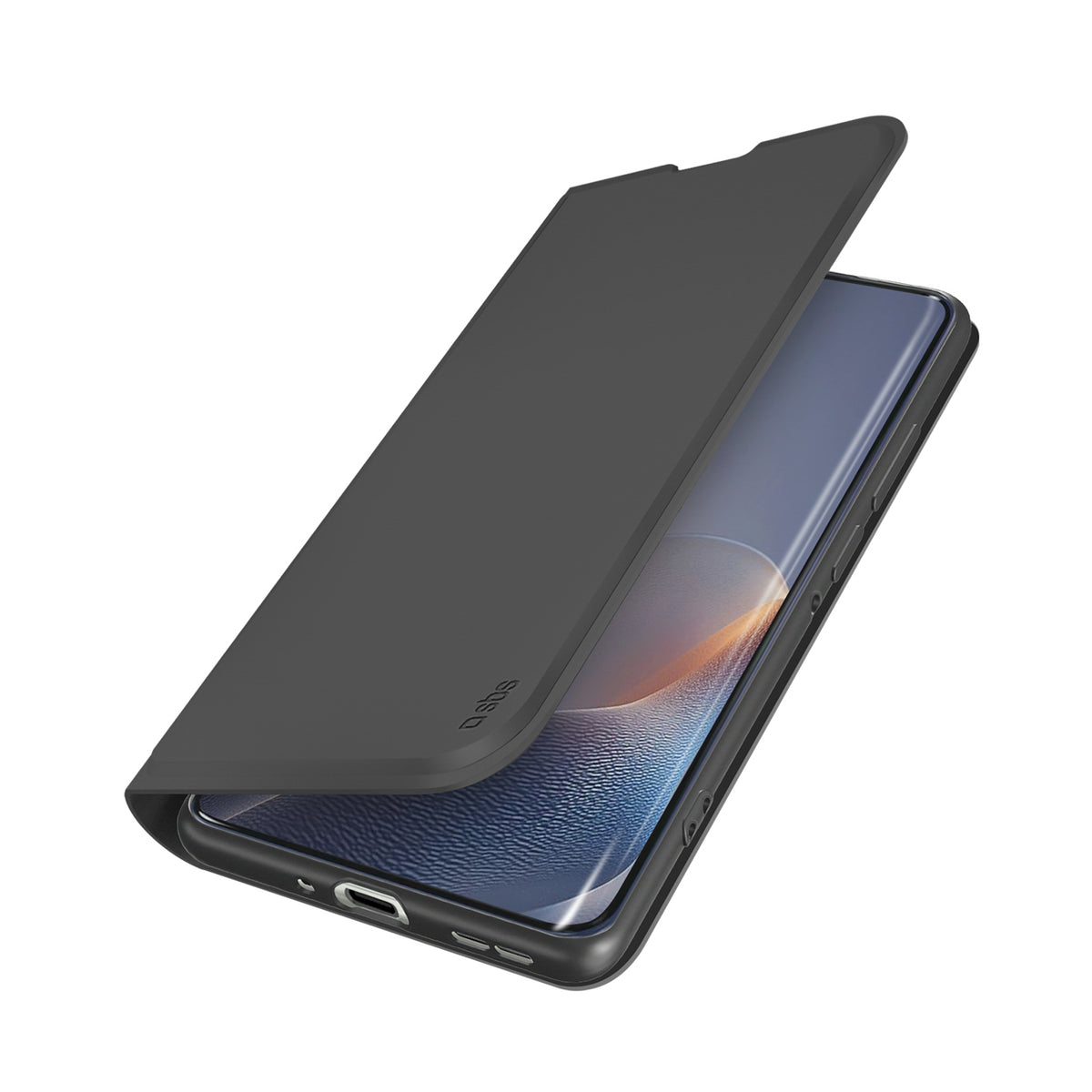 Husa SBS Wallet Smooth pentru Motorola Edge 60 Fusion cu Flap - Negru