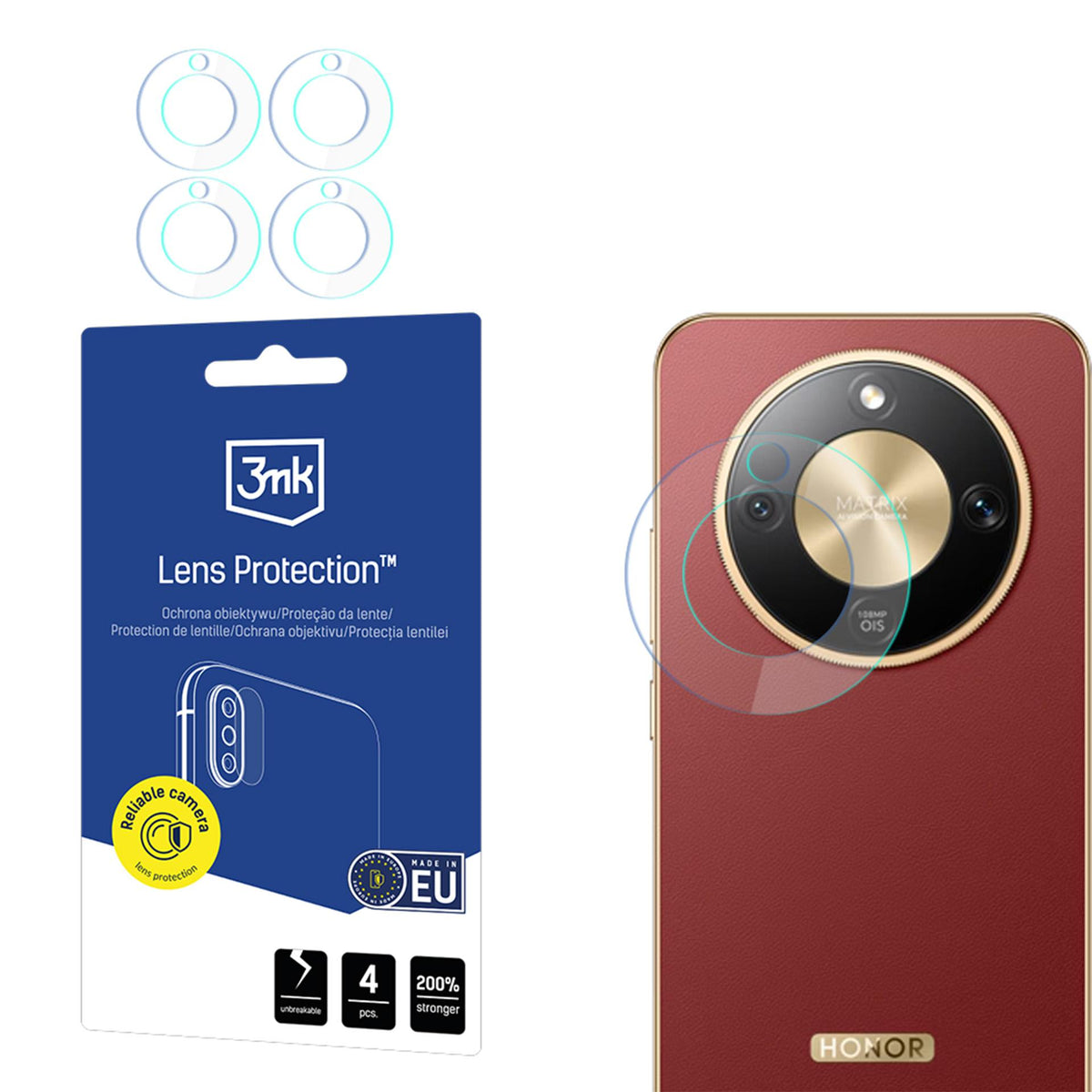 Folie 3mk Lens Protection Hybrid Camera pentru Honor Magic 8 Lite
