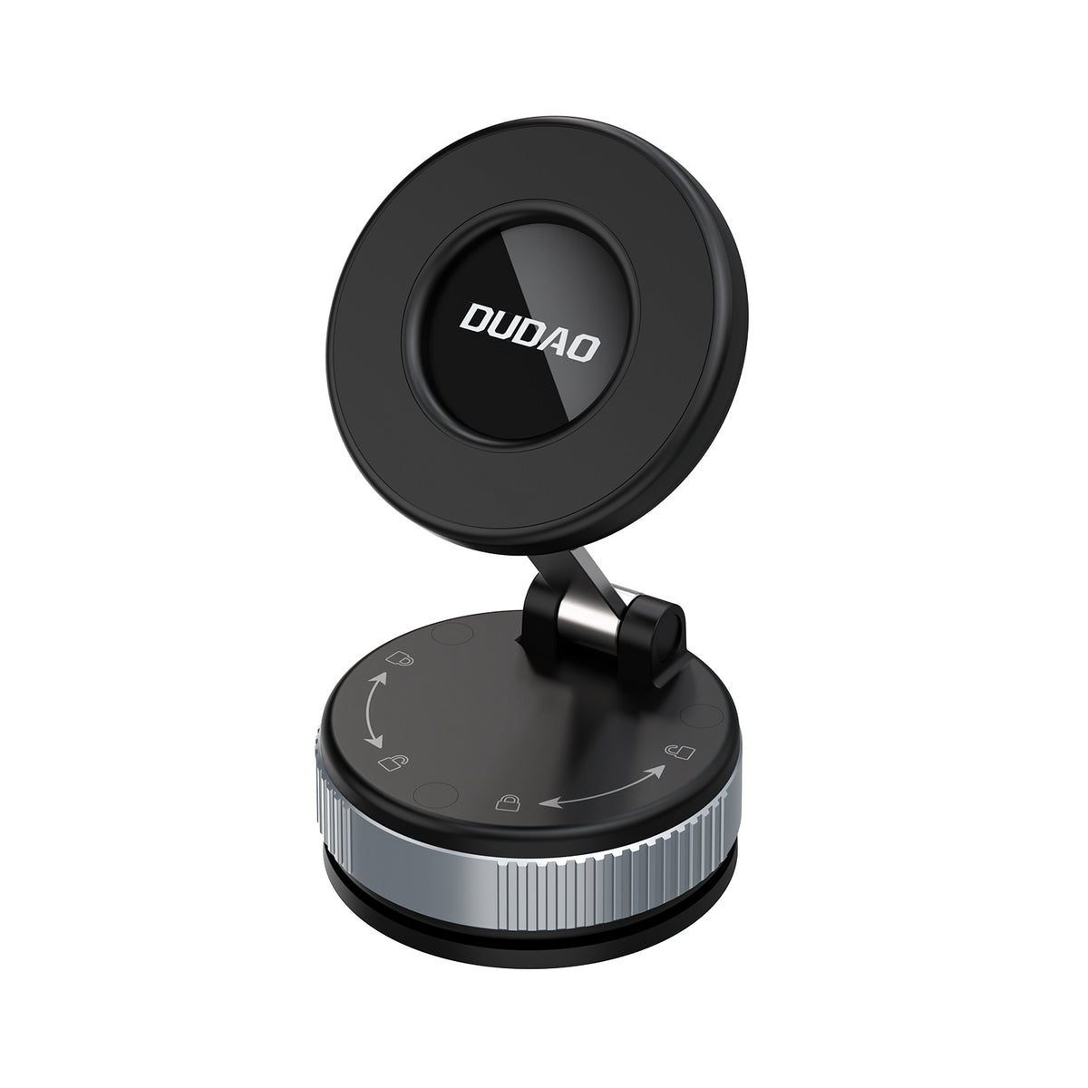 Suport auto Dudao F24pro Magsafe Compatible cu Suction Cup pentru Windshield Or Dashboard - Negru