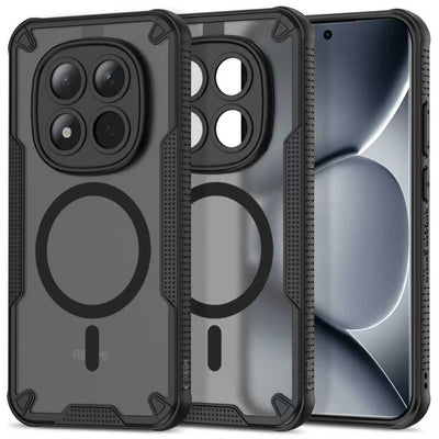 Husa Tech-protect Rugged Shield Magsafe pentru Xiaomi Poco M8 Pro / Xiaomi Redmi Note 15 Pro+ 5G - Negru