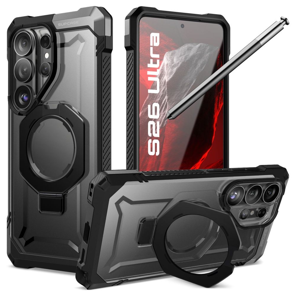 Husa Supcase UB Grip Mag Magsafe pentru Samsung Galaxy S26 Ultra - Negru