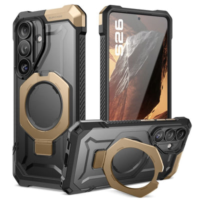 Husa Supcase UB Grip Mag Magsafe pentru Samsung Galaxy S26 - Negru And Maro