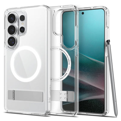 Husa Spigen Ultra Hybrid S Mag Magsafe pentru Samsung Galaxy S26 Ultra - Transparent And Alb