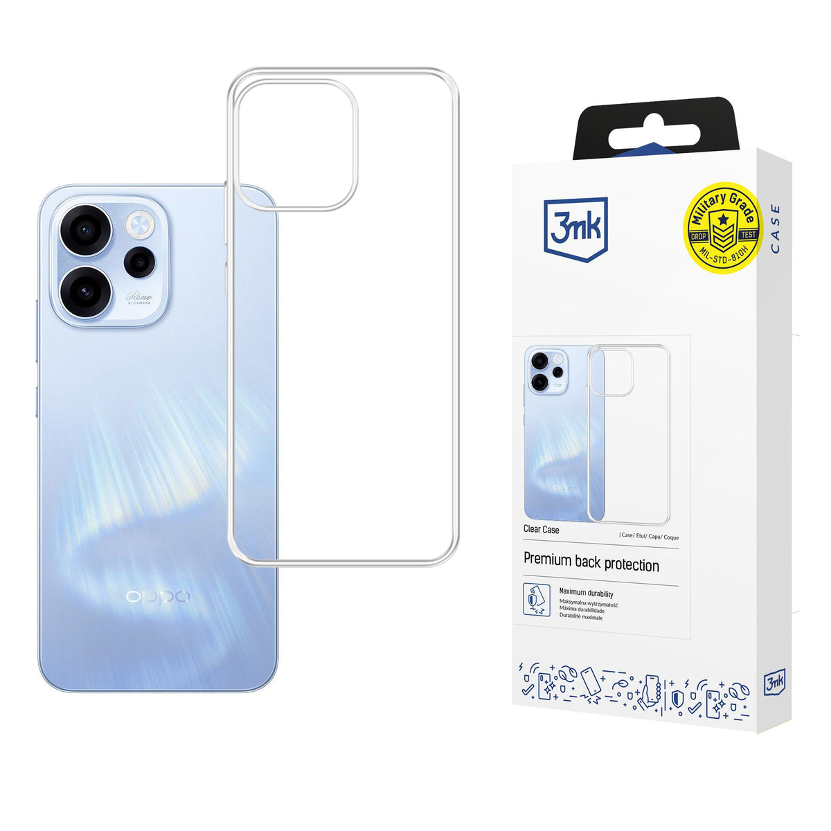Husa 3mk Transparent pentru Oppo Reno 15 5G - Transparent