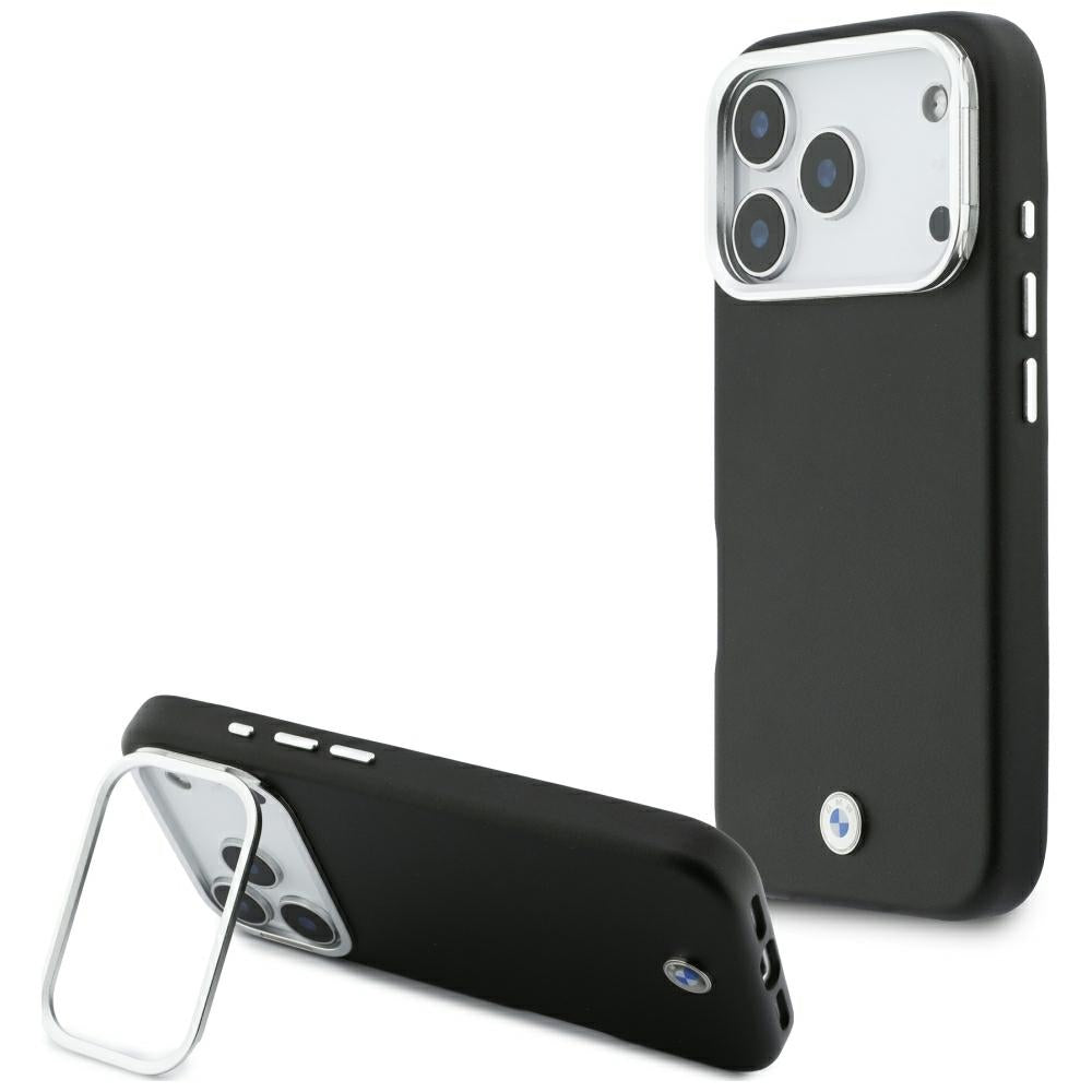 Husa BMW M Sign Metal Logo Magsafe pentru iPhone 17 Pro - Negru