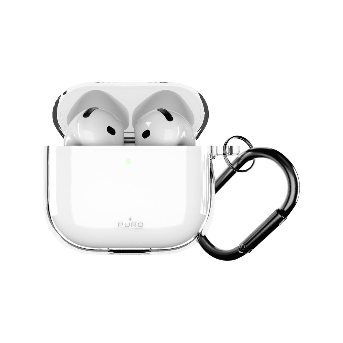 Husa Puro 0.3 Nude pentru AirPods 4 - Transparent