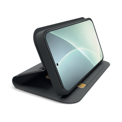 Husa SBS Wallet Smooth pentru Xiaomi 17 cu Flip - Negru