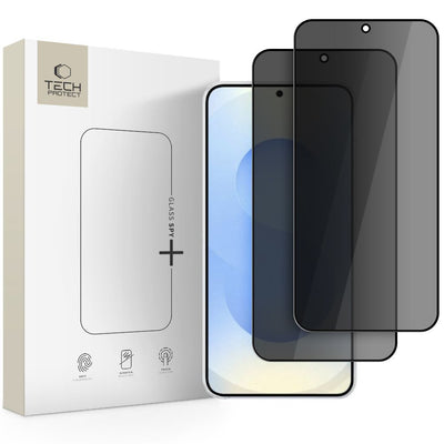 Folie Tech-protect Glass SPY+ 2-Pack Privacy sticla pentru Samsung Galaxy S26+