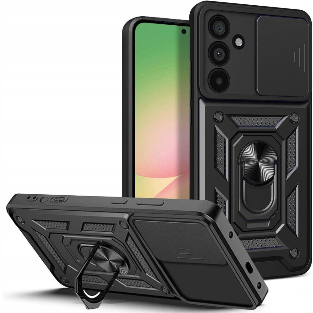 Husa Tech-protect Camshield Pro pentru Samsung Galaxy A57 5G - Negru