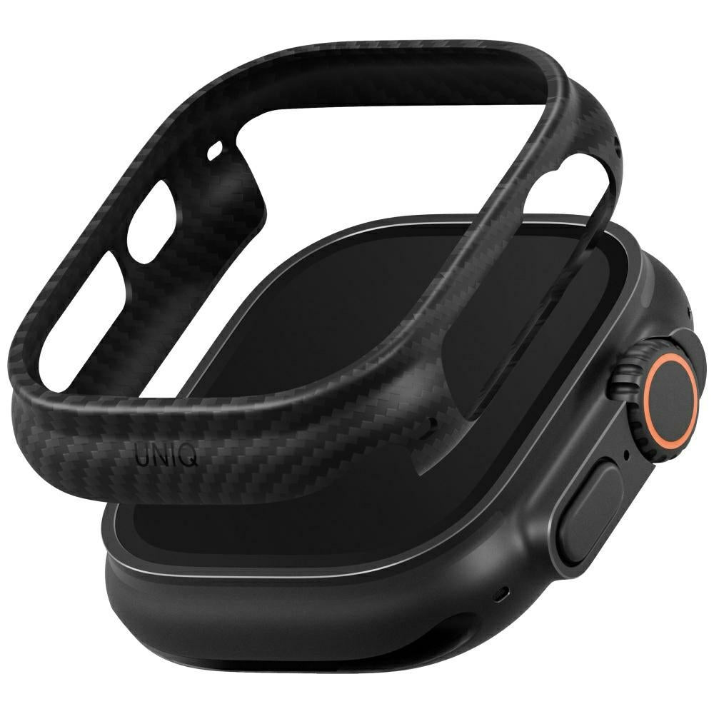 Husa Uniq Keva Verge pentru Apple Watch 49mm - Negru