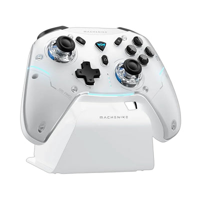 Incarcator priza Machenike G5pro Max Wireless Game Controller cu Charging Station - Alb