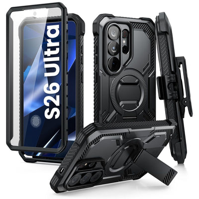Husa Supcase Iblason Armorbox Clip Mag Magsafe pentru Samsung Galaxy S26 Ultra - Negru