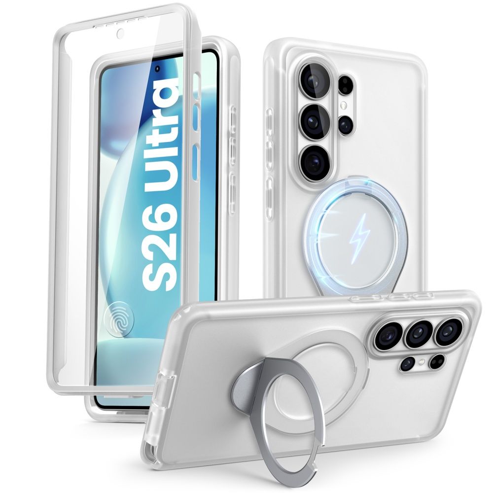 Husa Supcase Cosmo Mag Magsafe pentru Samsung Galaxy S26 Ultra - Alb