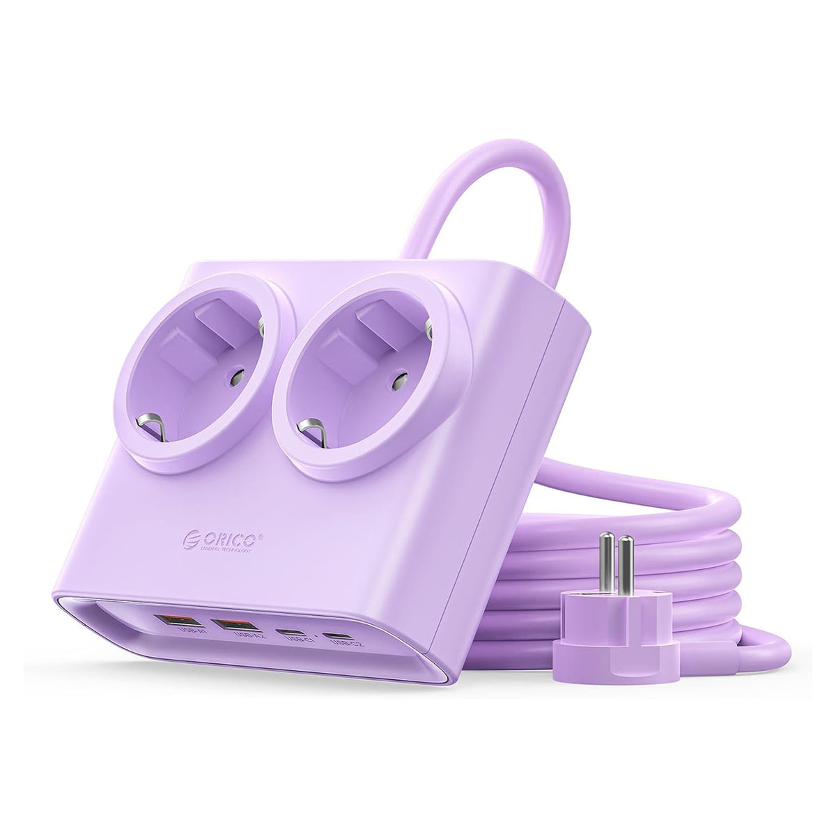 Cablu Orico Pdc25 25W 6in1 Power Strip 2x AC + 2x Usb-a + 2x Usb-c - Mov