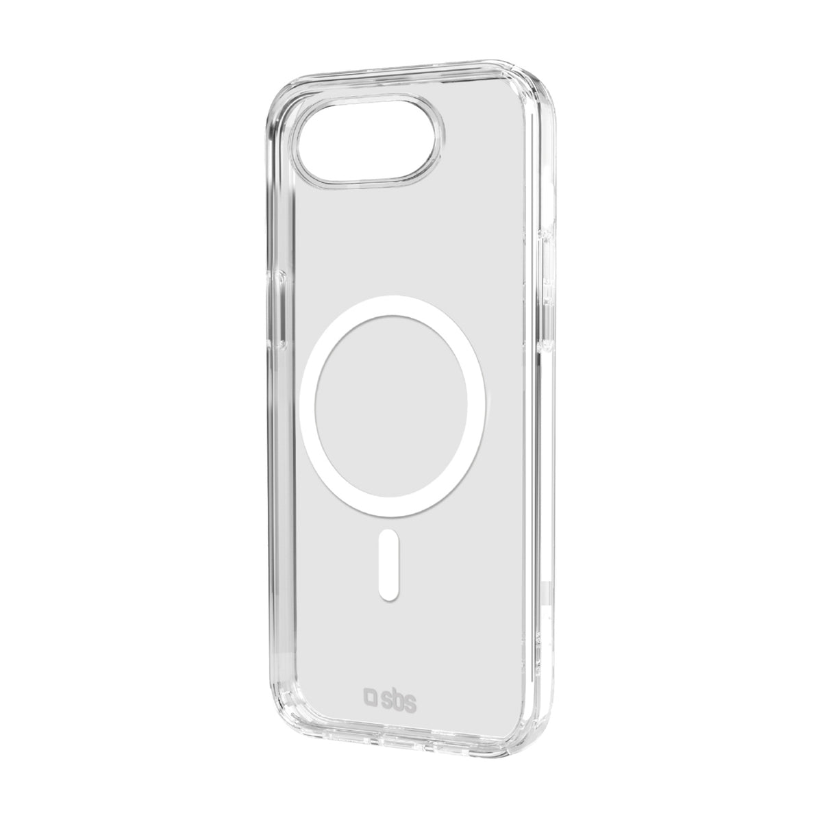 Husa SBS Cover Mag deschis Protective pentru iPhone 16e / 17e Compatible cu Magsafe - Transparent