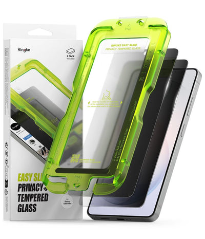 Folie Ringke Easy Slide Privacy sticla 2-Pack pentru Samsung Galaxy S26 Ultra