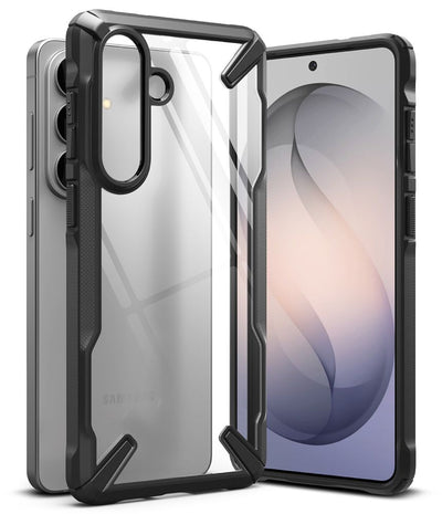 Husa Ringke Fusion X pentru Samsung Galaxy S26 - Transparent Negru
