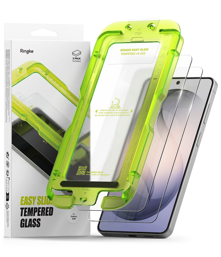 Folie Ringke Easy Slide 2-Pack sticla pentru Samsung Galaxy S26