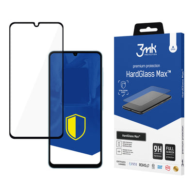 Folie Reinforced Full-screen sticla 3mk Hardglass Max Negru pentru Samsung Galaxy A06