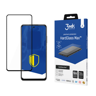 Folie Reinforced Full Screen sticla 3mk Hardglass Max Negru pentru Xiaomi Redmi Note 10/10s 4G