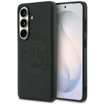 Husa Mercedes Vintage Logo Magsafe pentru Samsung Galaxy S26 - Negru