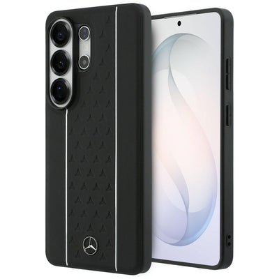 Husa Mercedes Laurel Leaves Vertical Stripes Magsafe pentru Samsung Galaxy S26 Ultra - Negru And Alb