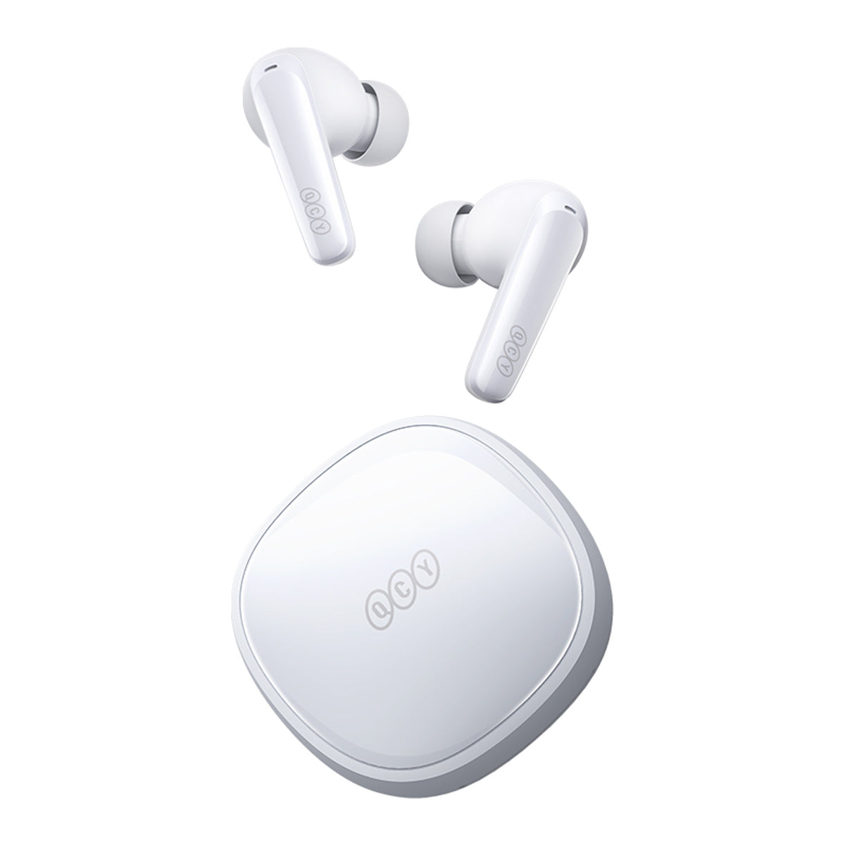 Casti QCY T13x In-ear cu ENC Ipx5 Bluetooth 5.3 - Alb