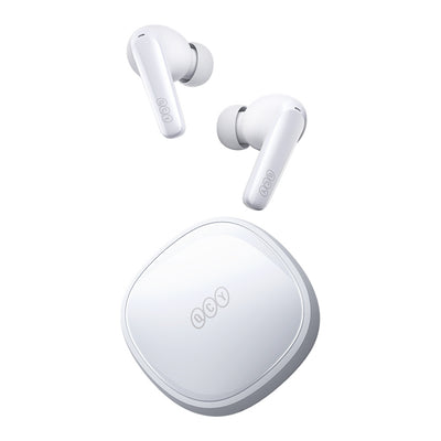 Casti QCY T13x In-ear cu ENC Ipx5 Bluetooth 5.3 - Alb