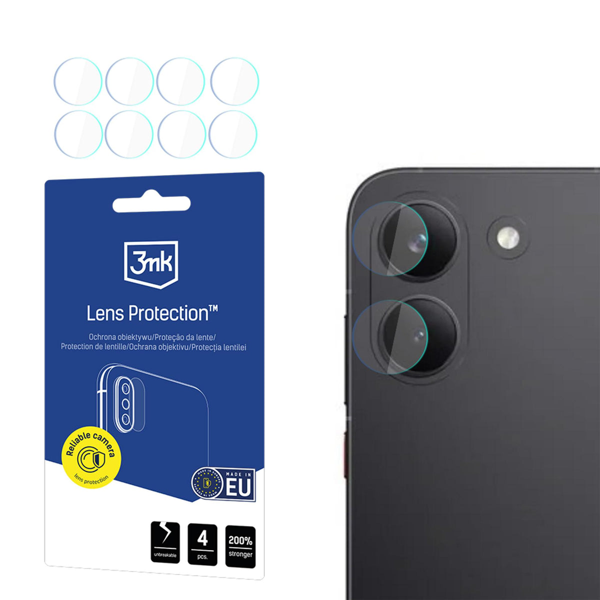 Folie Hybrid Glass pentru Camera Lens 3mk Lens Protection pentru Xiaomi Poco X8 Pro