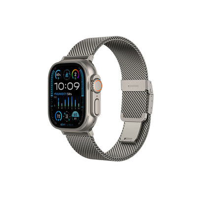 Curea Amazingthing Titan Premium Metal pentru Applewatch 38/40/41/42/44/45/46/49 Mm - Argintiu