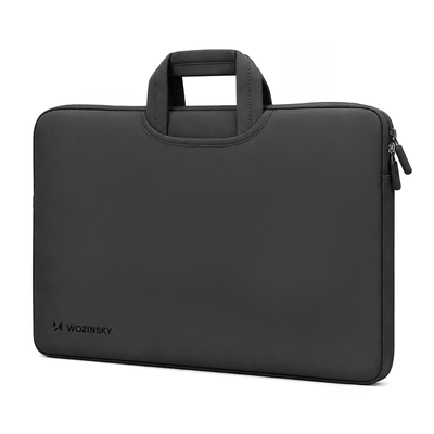 Geanta laptop Wozinsky 17.3" cu Retractable neopren Handle - Negru
