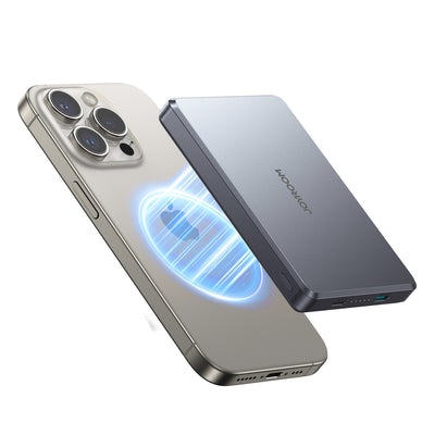 Acumulator extern Joyroom Pro 22.5W 10000mAh cu Wireless Charging 2x Usb-c - Gri
