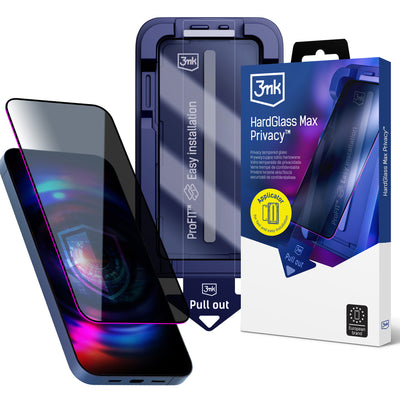 Folie 3mk Hardglass Max Privacy Privacy Glass pentru iPhone 16 Pro / 17