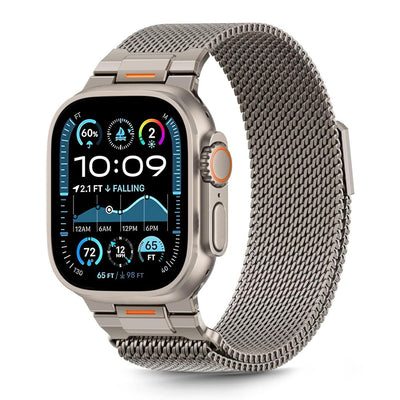 Curea Tech-protect Milano Vanguard Bracelet pentru Apple Watch (44 / 45 / 46 / 49 Mm) - Titanium