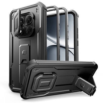 Husa Tech-protect Kevlar Cam+ 2-set pentru Xiaomi Redmi Note 15 Pro 5G - Negru