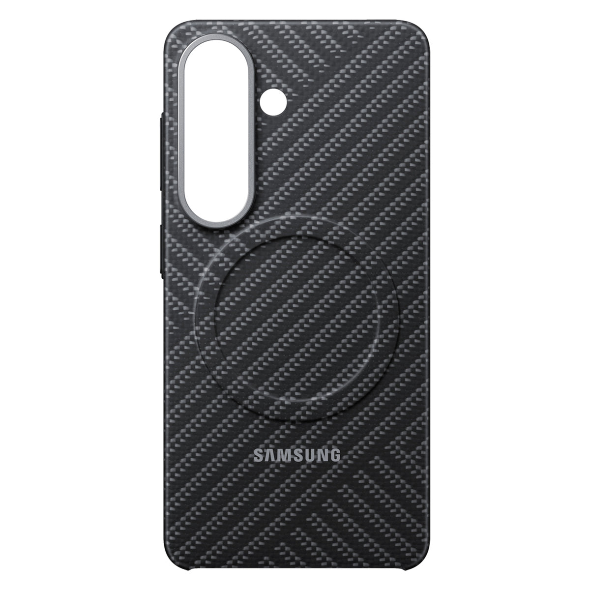 Husa Samsung Carbon Magnet pentru Samsung Galaxy S26, Magsafe Compatible - Gri