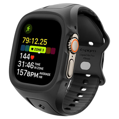 Curea Spigen Liquid Air Pro pentru Apple Watch Ultra 49mm - Negru