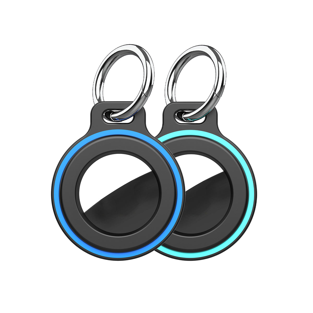 Husa AirTag cu Spring Buckle, Set Of 2 - Negru