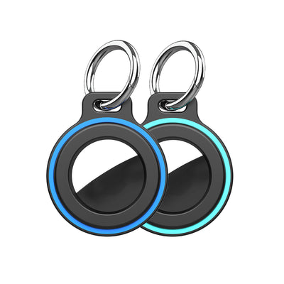 Husa AirTag cu Spring Buckle, Set Of 2 - Negru