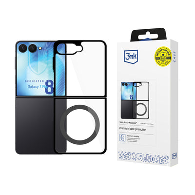 Husa 3mk Satin Armor + Flip pentru Samsung Galaxy Z Flip 8 - Transparent