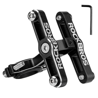 Adaptor Rockbros Aluminum Adjustable Bottle Cage - Negru