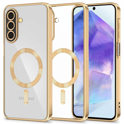 Husa Tech-protect Magflex Magsafe Na Samsung Galaxy A27 5G - Przezroczysto-złote